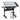 Hand Crank Adjustable Drafting Table Drawing Desk With 2 Metal Drawers With Stool