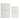 Book Boxes (Set of 2) - White / Gold