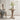Accent Table Round Rustic Ash Veneer Reclaimed Wheat - Natural