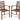 Acacia Patio Dining Chair (Set of 2), Solid Indoor Outdoor Comfortable Seat Brown, Modern Farmhouse Chair For Kitchen, Bedroom, Living Room - Brown