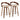 Grotto - Mid Century Modern Elegant Fixed Height Counter Stool With Swivel With Round Footrest (Set of 2)