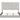 King Size Upholstered Platform Bed - Minky Stone