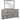 6 Drawer Dresser Book Matched Veneers - Gray
