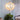 6 Light Chandelier, Hanging Light Fixture With Adjustable Chain For Kitchen, Bulb Not Included - White