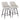 Hannah - Transitional Fixed Height Counter Stool With Swivel With Square Footrest (Set of 2)