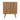 T Bar Ridged Cabinet - Brown