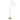 Salon Reader Contemporary Floor Lamp - Gold / White