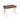 Callers - Weathered Writing Desk - Chrome / Oak