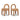 Penny - Round Arched Upholstered Dining Side Chair (Set of 2) - Golden Rust Orange