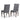 Ezra - Deluxe Dining Chair (Set of 2) - Stone Gray