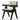 Jasper - Dining Arm Chairs With Upholstered Seat (Set of 2) - Ebony Black / Beige