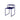 Tiered Side Table With Shelves - Blue