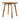 Round Dining Table, Solid Wood - Natural Wood / Brown