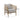 Arm Chair With Open Weave Jute Twine Rope Design - Natural