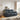 Genuine Leather Non Power Reclining Sofa With Drop Down Table, Stainless Steel Cupholders And Magazine Bag