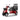 Electric Mobility Recreational Travel Scooter For Adults, Mobility Scooters, 4 Wheel Powered Mobility Scooters - Red