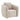 Keith - Chenille Chair With 1 Matching Color Toss Pillows