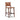Andre - Counter Stool With Back - Pecan Brown