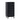Modern Minimalist 5 Drawer Gallery Top Dresser - Black