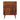 Curved Nordic Charm Cabinet - Brown