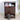 Pet Feeder Station With Storage, Waterproof Painted, Dog And Cat Feeder Cabinet With Stainless Bowl - Brown