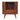 Cortez - T Bar Open Slot Cabinet - Dark Brown