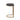 Counter Stool With Upholstered Seat, Metal Base - Charcoal / Antique Gold