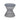 Zine - Outdoor Side Table With Hourglass Shaped And Iron Frame - Navy