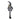 Sitting Gnome With Broomstick & Soft Legs, For Halloween Decor - Black White