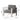 Outdoor Aluminum Club Chair With Cushion - Gray