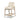Arizona - Solid Ash Upholstered Counter Stool With Rope Detail - Creme De La Creme White