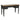 Essex - Writing Desk - Black, Whiskey