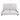 Upholstered Platform Bed With 2 Large Headrests And Thick