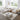 Contemporary Vertical Channel Tufted Velvet Sectional Sofa For Living Room Apartment With Ottoman And 4 Pillows