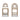 Leon - Arched Back & Upholstered Counter Stool (Set of 2) - Ivory White