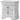 Verona - Accent Nightstand - Silver Champagne