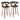 Gardenia - Mid Century Modern Counter Stool (Set of 2)