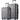 Expanable Spinner Wheel 2 Piece Luggage Set ABS Lightweight Suitcase With Tsa Lock 20" / 24"