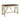 Modern Farmhouse A Frame Two Tone Desk - Brown