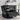 360° Swivel And Rocking Home Theater Recliner Manual Recliner Chair With A LED Light Strip For Living Room