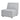 Cleo - Modular Upholstered Deep Seating Patio Armless Chair Axroma Olefin