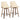 Gianna - Mid Century Modern Counter Stool (Set of 2)