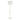 Chloe - Contemporary Shelf Floor Lamp - Clear / White