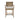 Cane Back Counter Stool With Upholstered Seat - Cream / Reclaimed Natural