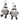 Sitting Gnome With Hat Spider, For Halloween Decor
