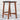 James - Modern Genuine Leather Bar Stool