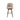 Bar Stool With Swivel Seat Polyester And Wood - Sand / Reclaimed Gray