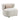 Darius - Boucle Accent Chair With Toss Pillow - Beige