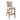 Bar Stool With Bronze Nail Heads And Polyester Upholstery - Cream