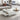 Movable Square Top Coffee Table With 4 Hidden Storage Drawers